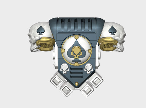 10x Death Dealers - Prime:1 Skull PACs 3d printed