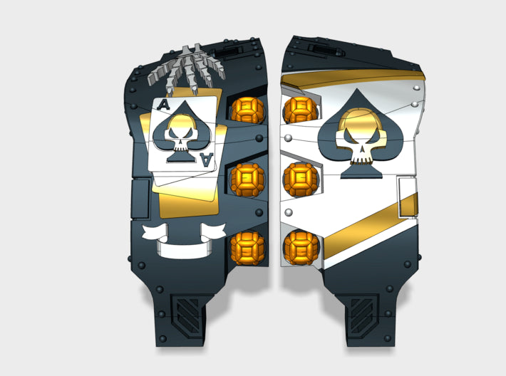 Death Dealers: Atlas Pat. Carapace 3d printed