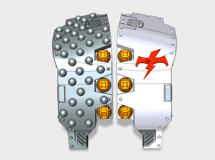 Storm Legion: Studded Atlas Pat. Carapace 3d printed