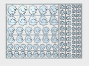 Midnight Hunters - Flat Vehicle Insignia pack 3d printed