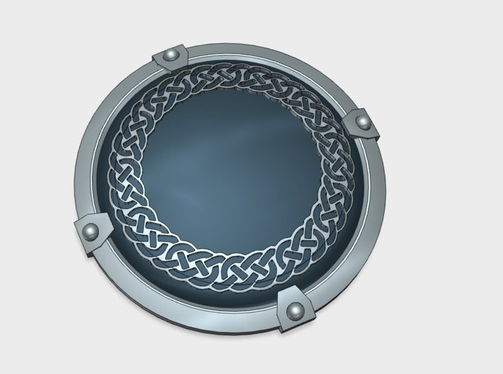 Norse Ring - Terminator Power Shields (Left) 3d printed Small = 1 Shield | Medium = 5 Shields
