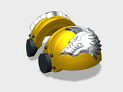 5x Shaggy Wolf - T:3a Tartaros Shoulder Sets 3d printed