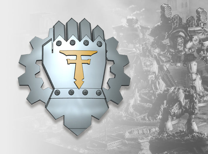 Legio Crucius - Tiny Titan Insignias Kit 3d printed