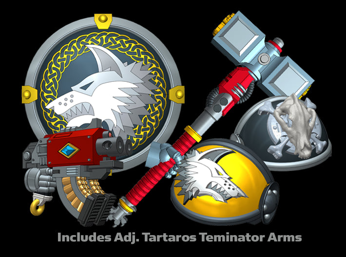 Sven: Storm Wolf Terminator 3d printed