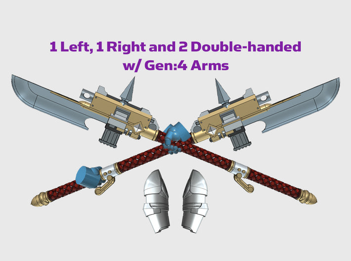 4x Bolt Spear: Guardian - G:4 Set 3d printed