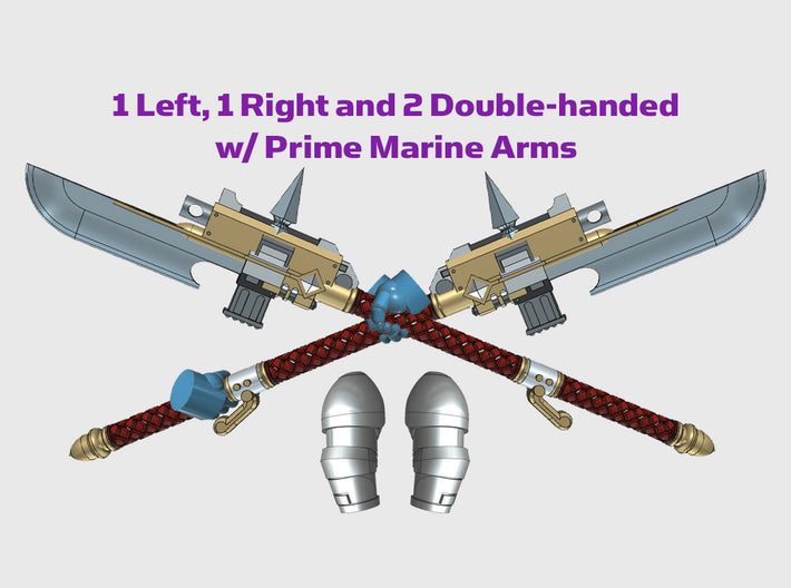 4x Bolt Spear: Guardian - Prime Set 3d printed