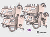 Hellscreamer: Variety Pack (PM) 3d printed Medium = 6 Guns | Large = 10 Guns