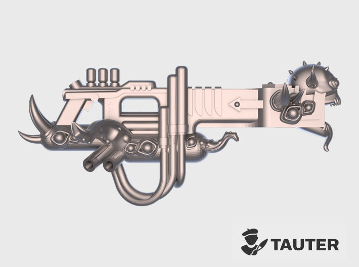 Warped Howlitzer: Tentac (PM) 3d printed Small = 1 Gun | Medium = 2 Guns