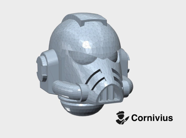 10x Base - G:4a Maxus Helmets 3d printed