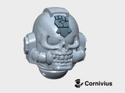 10x Kings Fist - G:9 Reiver Helmets 3d printed