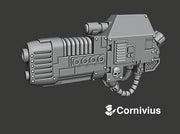 Base - Mortis Dread: PlazCannon (Left) 3d printed