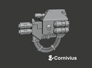 Base - Mortis Dread: MelterCannon (Left) 3d printed