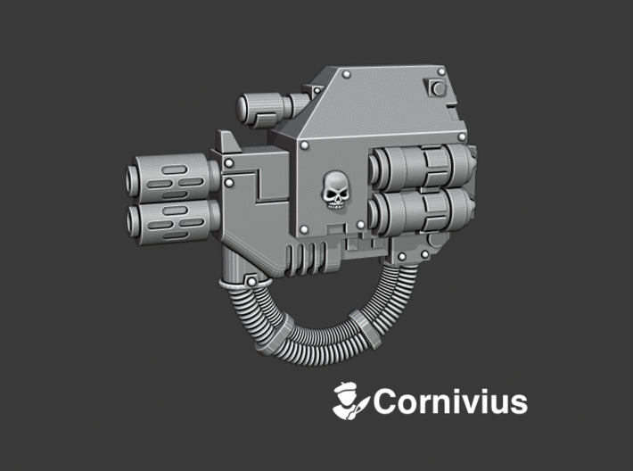 Base - Mortis Dread: MelterCannon (Left) 3d printed