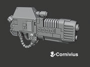 Base - Mortis Dread: PlazCannon (Right) 3d printed