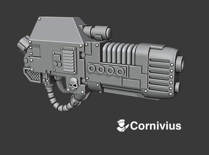 Base - Mortis Dread: PlazCannon (Right) 3d printed