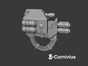 Base - Mortis Dread: MelterCannon (Right)	 3d printed