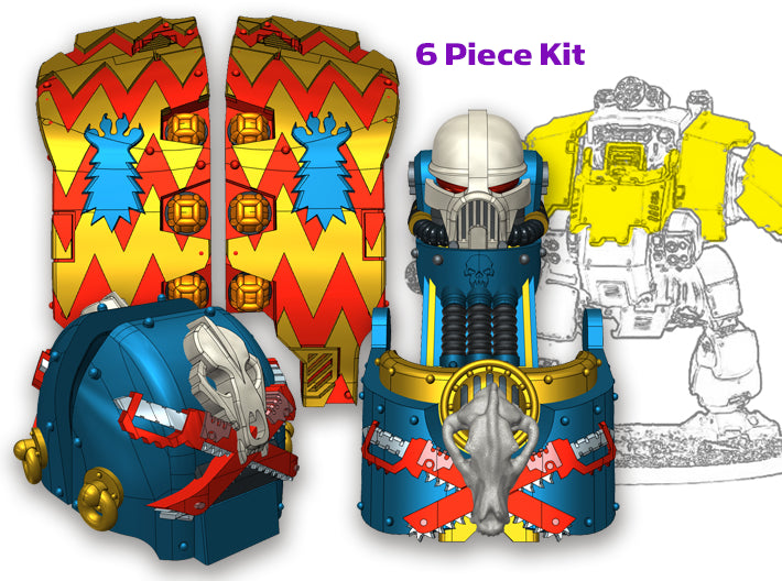 Sons of the Hunt : Full Atlas Pattern Kit 3d printed