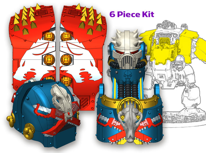 Sons of the Hunt: Full Atlas Pattern Kit 2 3d printed