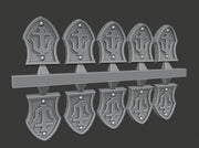 10x Seleucid Anchor - Italian Shoulder Shields 3d printed