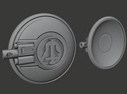 Seleucid Anchors - XL Combat Shields (No Hand) 3d printed