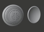 Seleucid Anchors - XL Power Shields (No Hands) 3d printed
