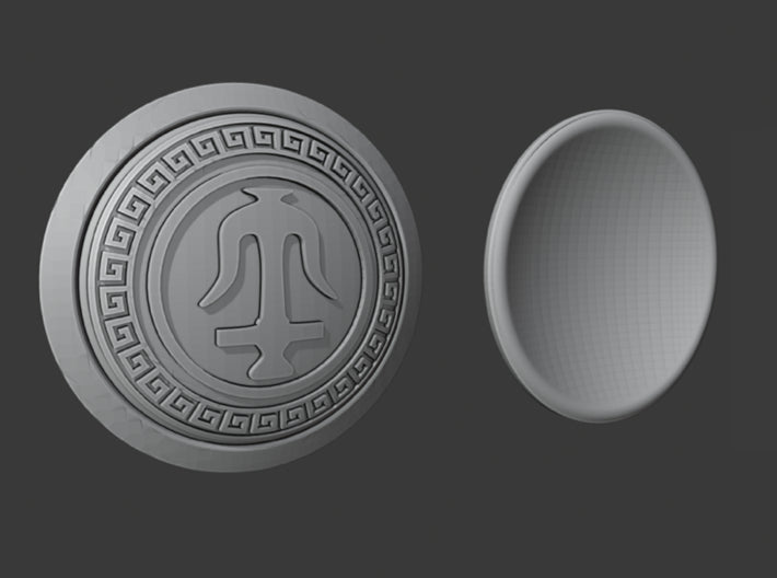 Seleucid Anchors - XL Power Shields (No Hands) 3d printed