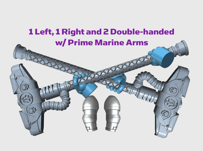 4x Aquilla Hammer: Seleucid Anchor - Prime Set 3d printed