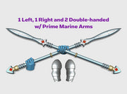 4x Energy Spear: Longavullun XL - Prime Set 3d printed