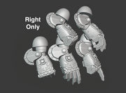 5x Ornate - Right-handed Energy Fists [Group 1] 3d printed
