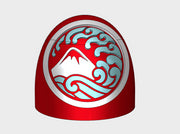 10x Nihon Knights - G:5a Shoulder Pads 3d printed