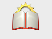 60x Holy Book - Shoulder Insignia pack 3d printed