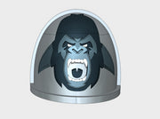 10x Angry Silverback- G:4a Shoulder Pads 3d printed