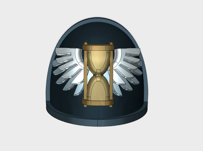 10x Winged Hourglass - G:4a Shoulder Pads 3d printed