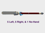 11x Roto Spear: Chain Glaive 3d printed