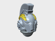 10x Laurels - Crested G:10 Prime Helmets 3d printed