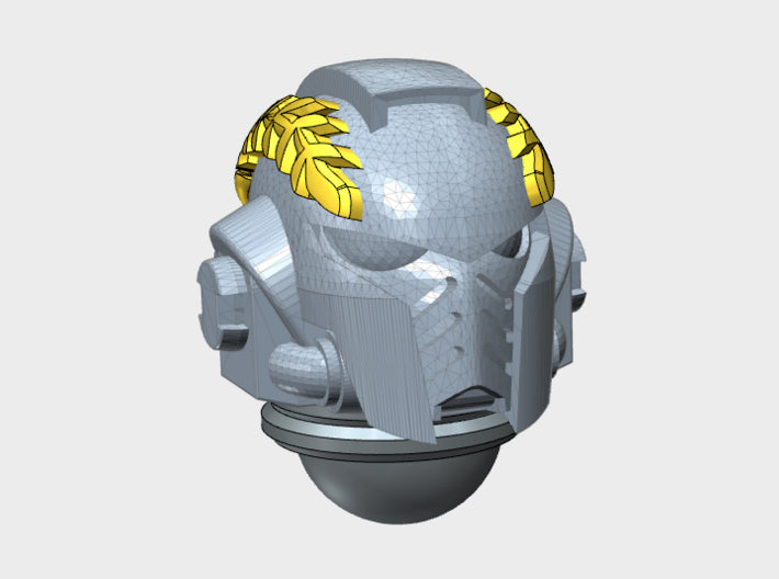 10x Laurels - G:10 Prime Helmets 3d printed