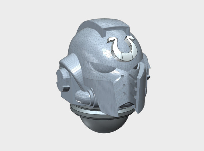 10x Ultra Legion - G:10 Prime Helmets 3d printed