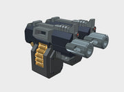 Grav-Bike Weapons: Heavy Rapfire BF01 3d printed