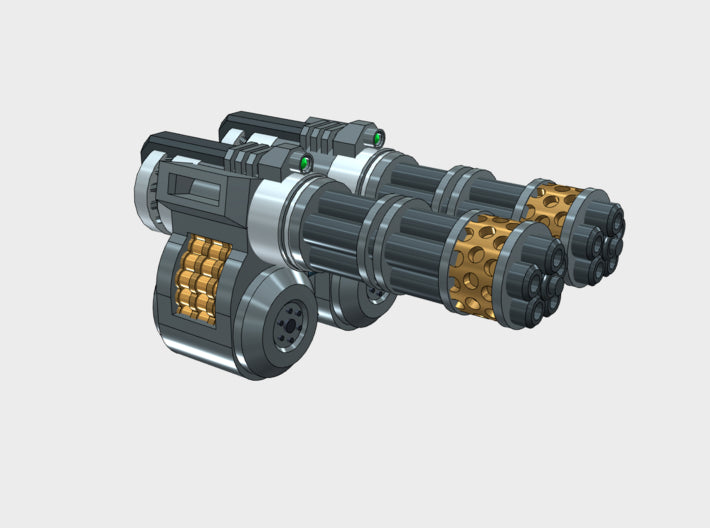 Grav-Bike Weapons: GAT Bolters 3d printed
