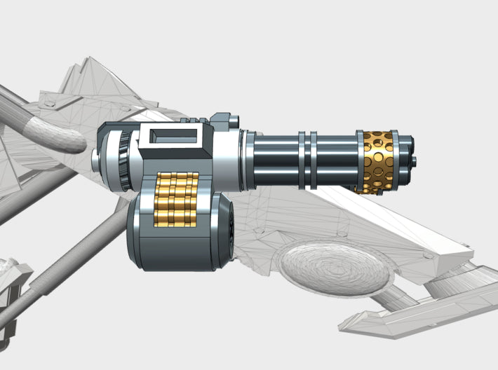 Grav-Bike Weapons: GAT Bolters 3d printed