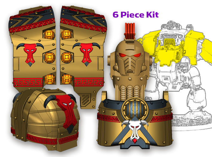 Greek Bull: Full Atlas Pattern Kit 3d printed