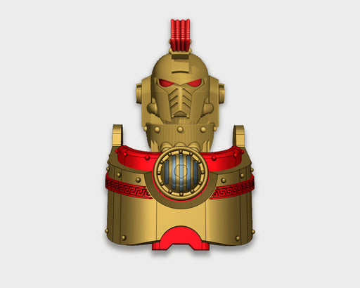 Greek Theme: Atlas Sarcophagus Set 3d printed