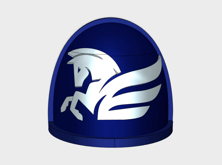 10x Winged Horse - G:4a Shoulder Pads 3d printed