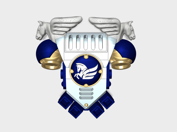 10x Winged Horse - Prime:1 Elite PACs 3d printed Designed for the new, bigger “Prime” Marine models