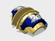 Winged Horse - T:2a Cataphractii Shoulder Sets 3d printed