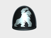 10x Silverbacks - G:4a Right Shoulders 3d printed