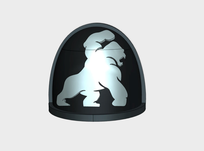 10x Silverbacks - G:4a Right Shoulders 3d printed