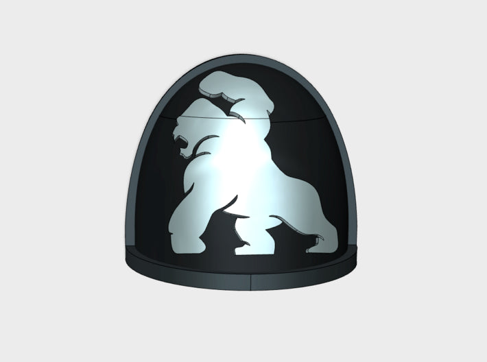 10x Silverbacks - G:4a Shoulder Pads 3d printed