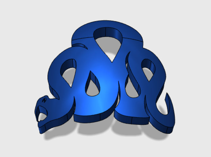 60x Iron Snakes - Shoulder Insignia pack 3d printed