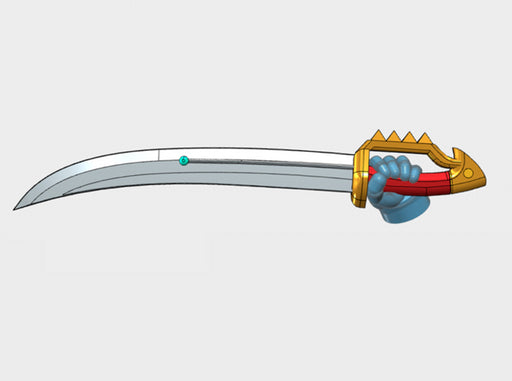 10x Left-handed Energy Sword: Dragoon 3d printed